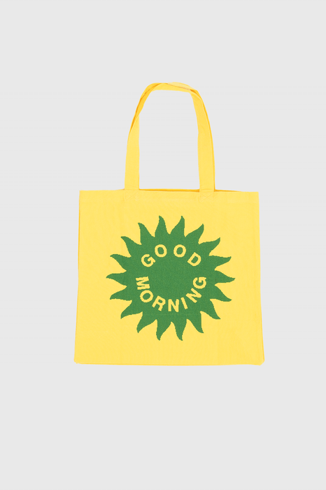 All Welcome House Canvas Tote - Sunshine
