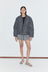 Gathered Jacket - Slate