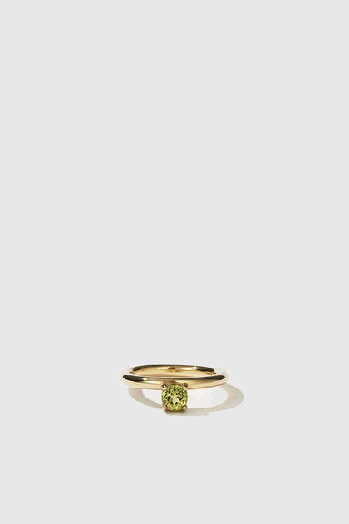 Glow Ring - Gold Plated / Peridot