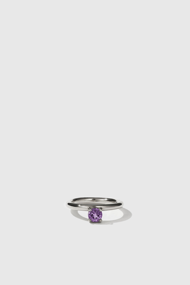 Glow Ring - Sterling Silver / Amethyst