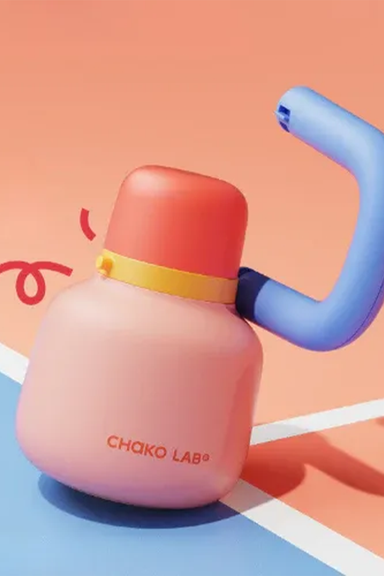 Hanging Pot Water Bottle 820ml - Blue / Pink