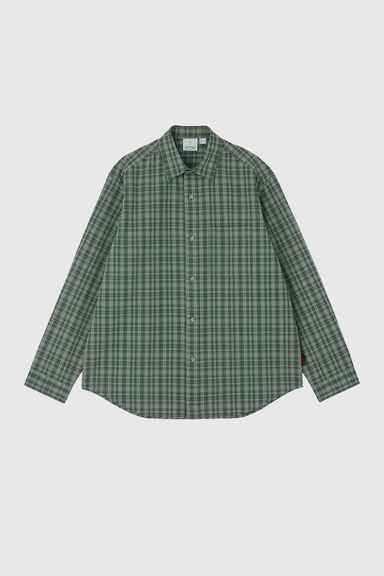 Heavy Weight Checkered Shirt - Forest