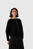 Heirloom Doll's Cardigan - Black