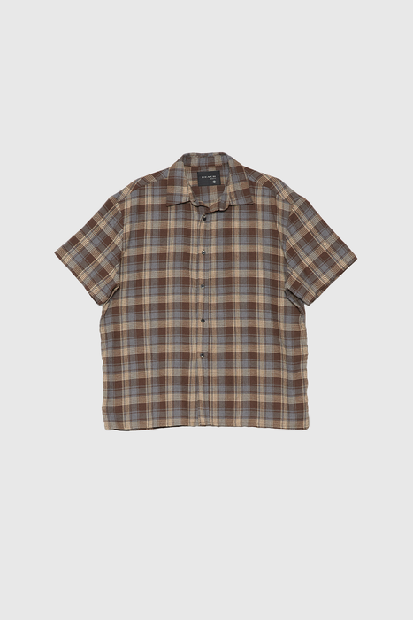 Hold SS Shirt - Brown / Blue