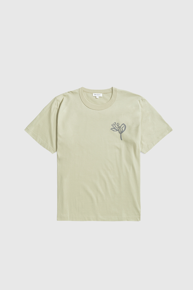 Holger Organic Poppy T-Shirt - Elm