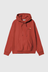 Hooded American Script Sweat - Oxide Red