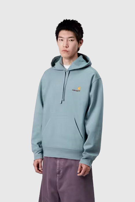 Hooded American Script Sweat - Citadel