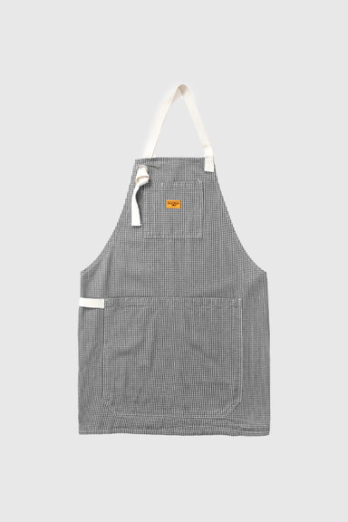 House Gingham Apron - Black