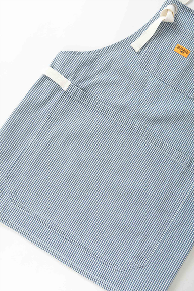 House Gingham Apron - Blue