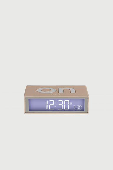 Flip+ Clock Reversible Alarm Clock - Soft Gold