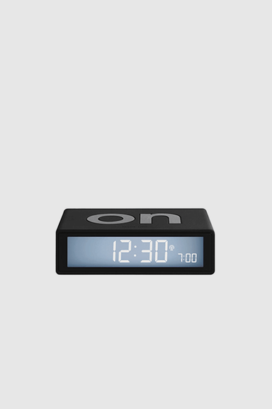 Flip+ Clock Reversible Alarm Clock - Black