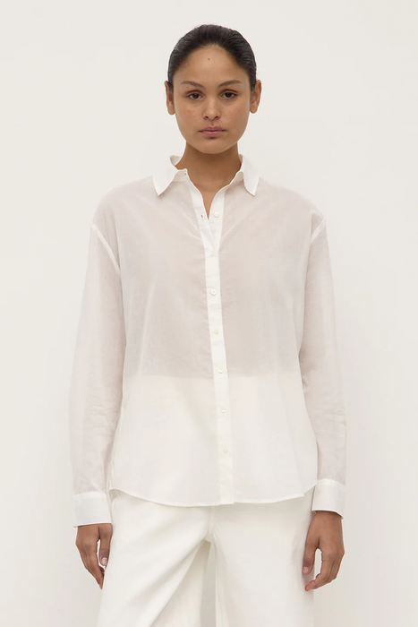 Ida Long Sleeve Shirt - White