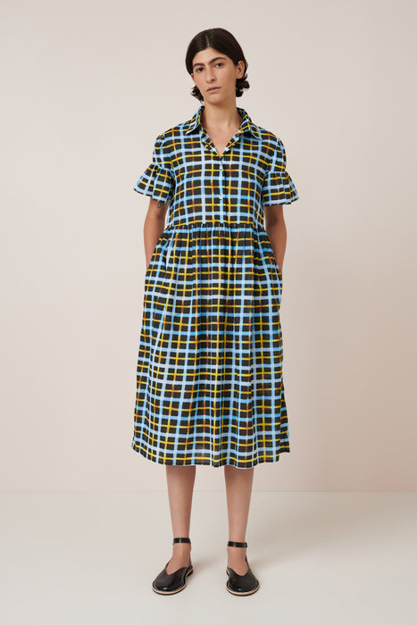 Impression Dress - Neon Tartan