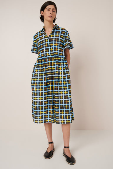 Impression Dress - Neon Tartan