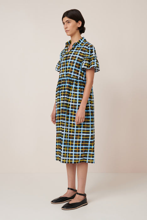 Impression Dress - Neon Tartan