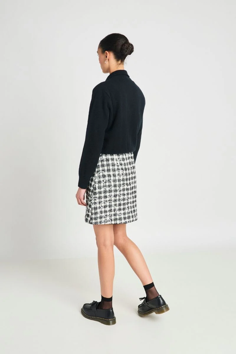 Iterations Mini - Black & Cream Check