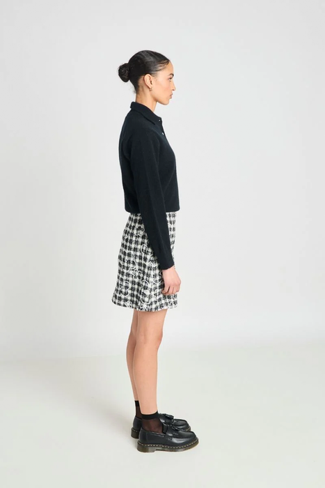 Iterations Mini - Black & Cream Check