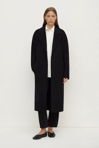 Ivy Wool Coat - Black