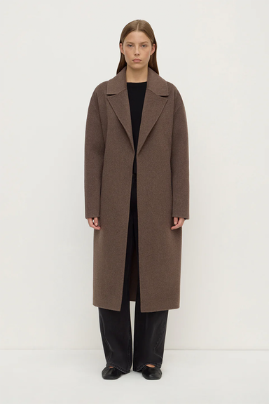 Ivy Wool Coat - Cocoa Marle