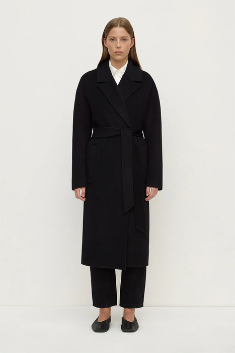 Ivy Wool Coat - Black