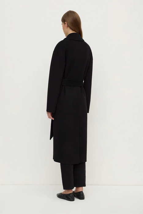 Ivy Wool Coat - Black