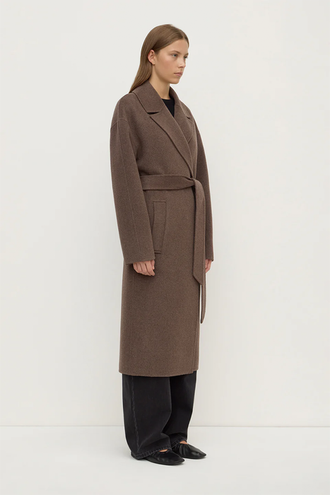 Ivy Wool Coat - Cocoa Marle