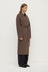 Ivy Wool Coat - Cocoa Marle