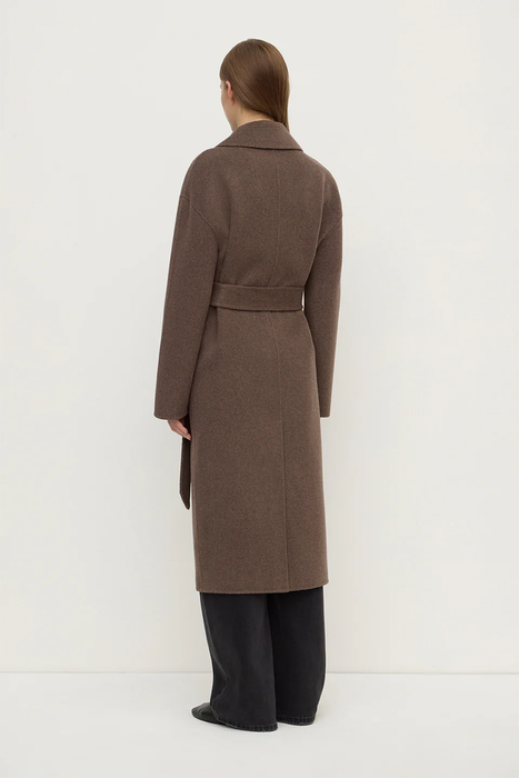 Ivy Wool Coat - Cocoa Marle