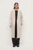 Ivy Wool Coat - Oat Marle