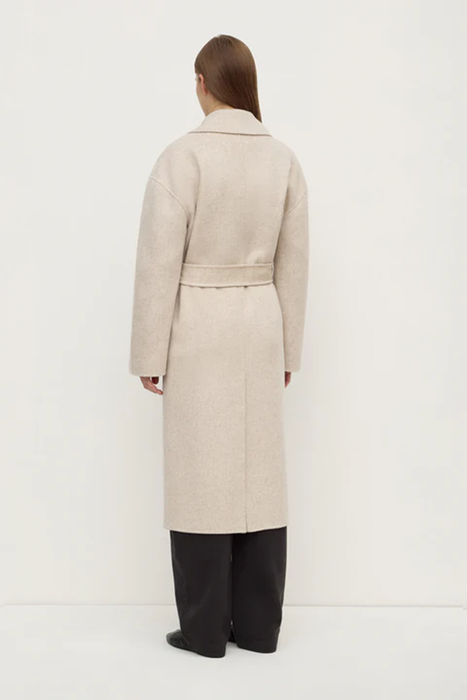 Ivy Wool Coat - Oat Marle