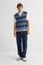 Jarman Vest - Diamond Jacquard