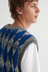 Jarman Vest - Diamond Jacquard