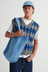 Jarman Vest - Diamond Jacquard