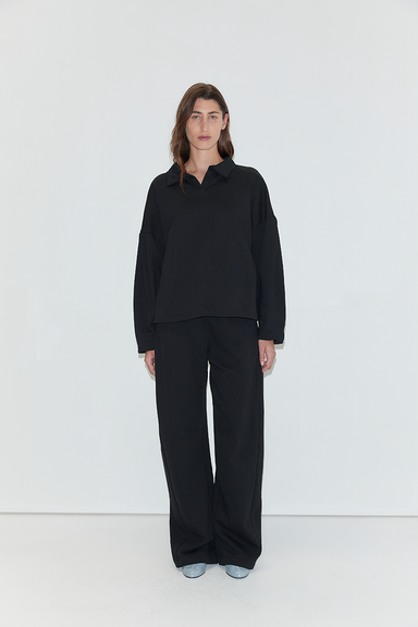 Jersey Jumper - Black
