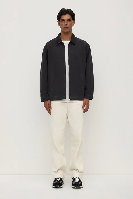 Joey Cotton Jacket - Washed Black