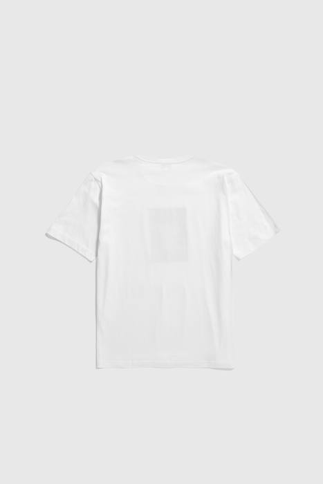 Johannes Organic Cap Print T-Shirt - White