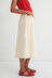 Jubilee Skirt - Ecru Denim