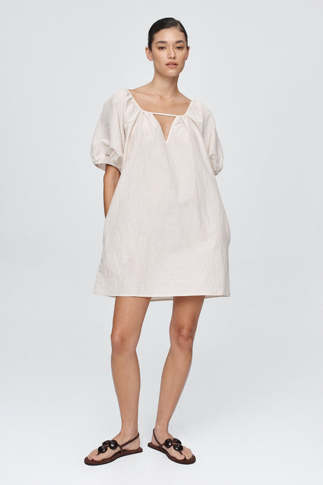 Kendra Mini Dress - Cashew