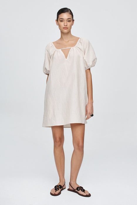 Kendra Mini Dress - Cashew