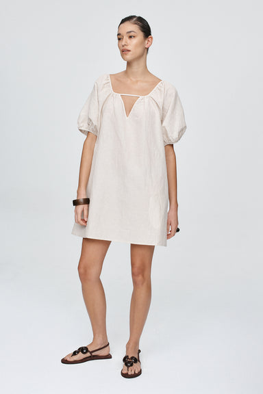 Kendra Mini Dress - Cashew