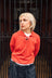 Keyhole Jumper - Poppy Red