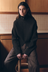 Kaia Wool Zip Sweater - Ganache Marle