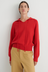 Keyhole Jumper - Poppy Red