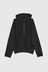 Knit Zip Hood - Boiled Black