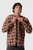 LS Pocket Shirt - Brown Red Check