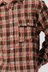 LS Pocket Shirt - Brown Red Check