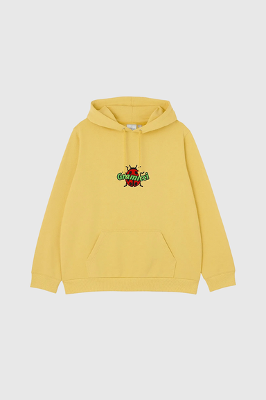 Ladybug Hooded Sweatshirt - Yellow