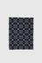 Lattice Double Cloth Throw - Indigo