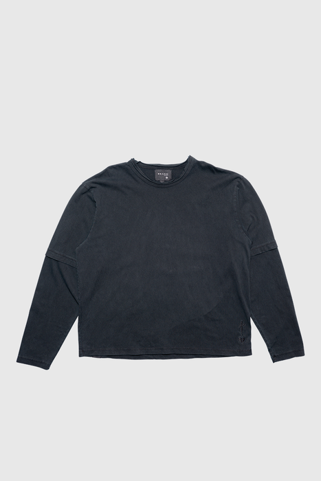 Layer LS Tee - Thrashed Black