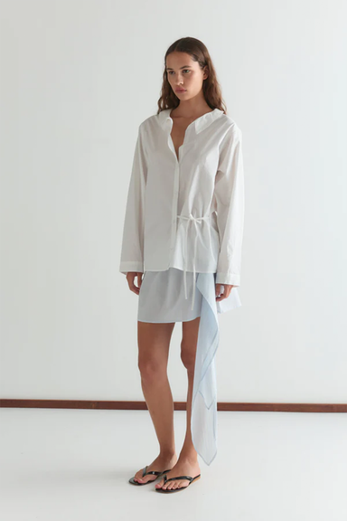 Left Shirt - White